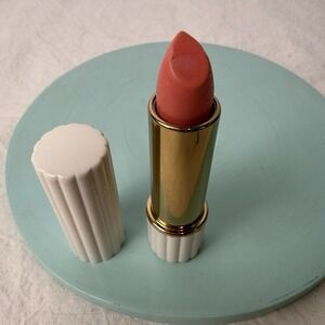 Estee Lauder All-Day Lipstick Beautiful Pink White Fluted‎ Tube Vtg Discontinued